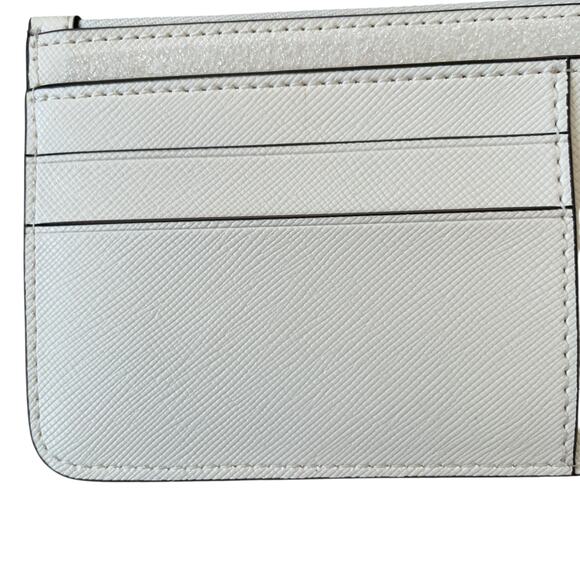 Kate Spade Oh What Fun Nutcracker Large Slim Card Holder Meringue NEW - Picture 11 of 14